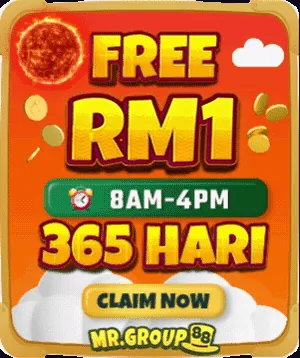 Promosi free RM1 8am 4pm 365 hari · free credit MrGroup88 - mrgroup88my.io