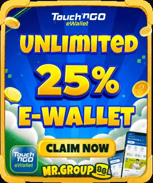 TnG e-wallet unlimited 25% - MrGroup88 - mrgroup88my.io