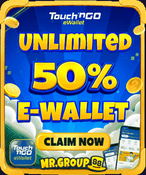 Touch'n Go e-wallet unlimited 50% - mrgroup88my.io