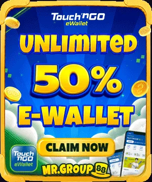 TnG e-wallet unlimited 50% - MrGroup88 - mrgroup88my.io