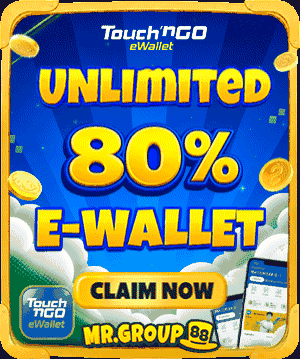 Touch'n Go e-wallet unlimited 80% - mrgroup88my.io