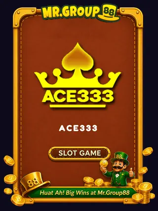 ACE333 game provider card at MrGroup88 - mrgroup88my.io
