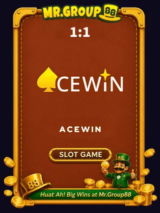 Acewin game provider card at MrGroup88 - mrgroup88my.io