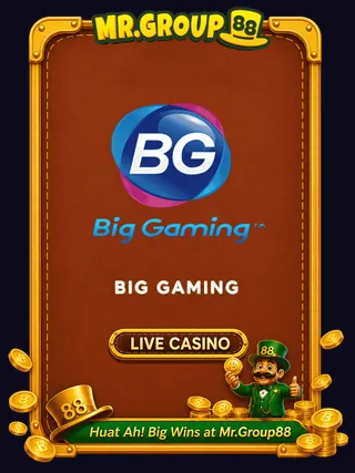 Big Gaming game provider card at MrGroup88 - mrgroup88my.io