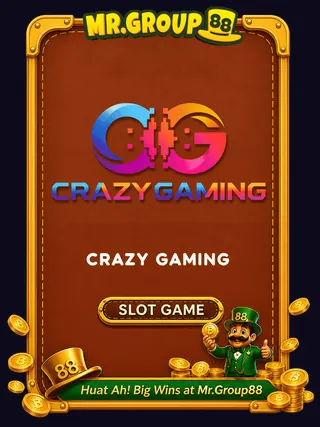 Crazy Gaming game provider card at MrGroup88 - mrgroup88my.io