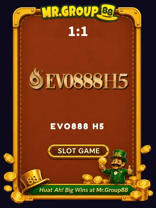 EVO888 H5 game provider card at MrGroup88 - mrgroup88my.io