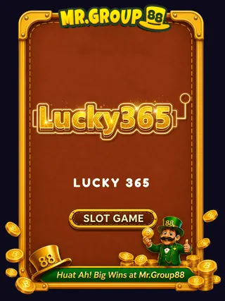 Lucky365 game provider card at MrGroup88 - mrgroup88my.io