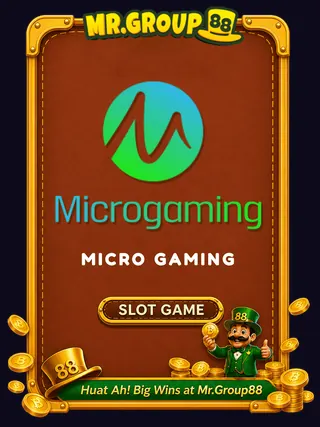 Microgaming game provider card at MrGroup88 - mrgroup88my.io