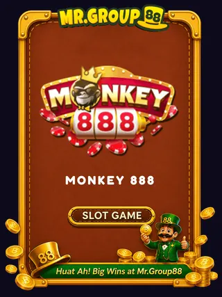 Monkey888 game provider card at MrGroup88 - mrgroup88my.io