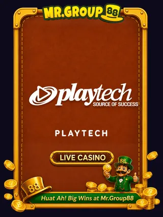 Playtech game provider card at MrGroup88 - mrgroup88my.io