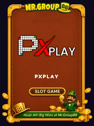 PXPlay game provider card at MrGroup88 - mrgroup88my.io