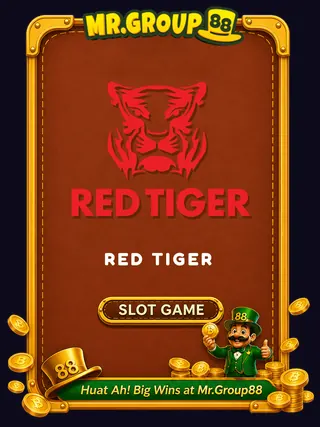 Red Tiger game provider card at MrGroup88 - mrgroup88my.io