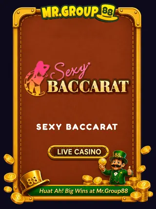 Sexy Baccarat game provider card at MrGroup88 - mrgroup88my.io