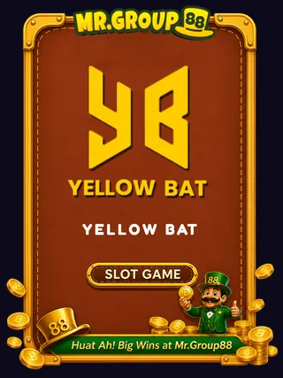 Yellow Bat game provider card at MrGroup88 - mrgroup88my.io
